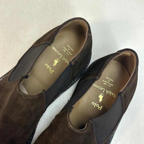 NWOT Crockett & Jones x Polo Ralph Lauren Suede Chelsea Boot Made in England 11 main image 6